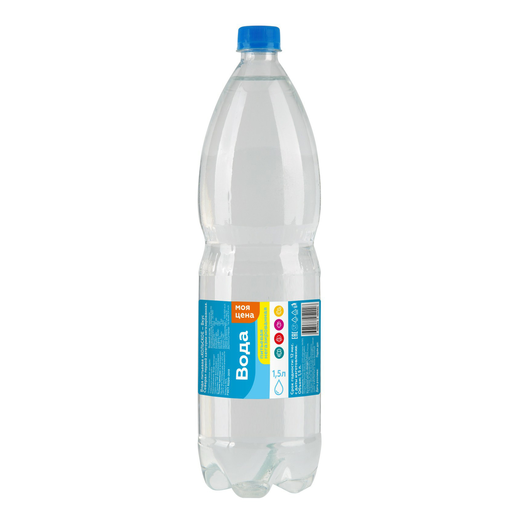 Вода питьевая Моя цена негазированная столовая 1,5 л