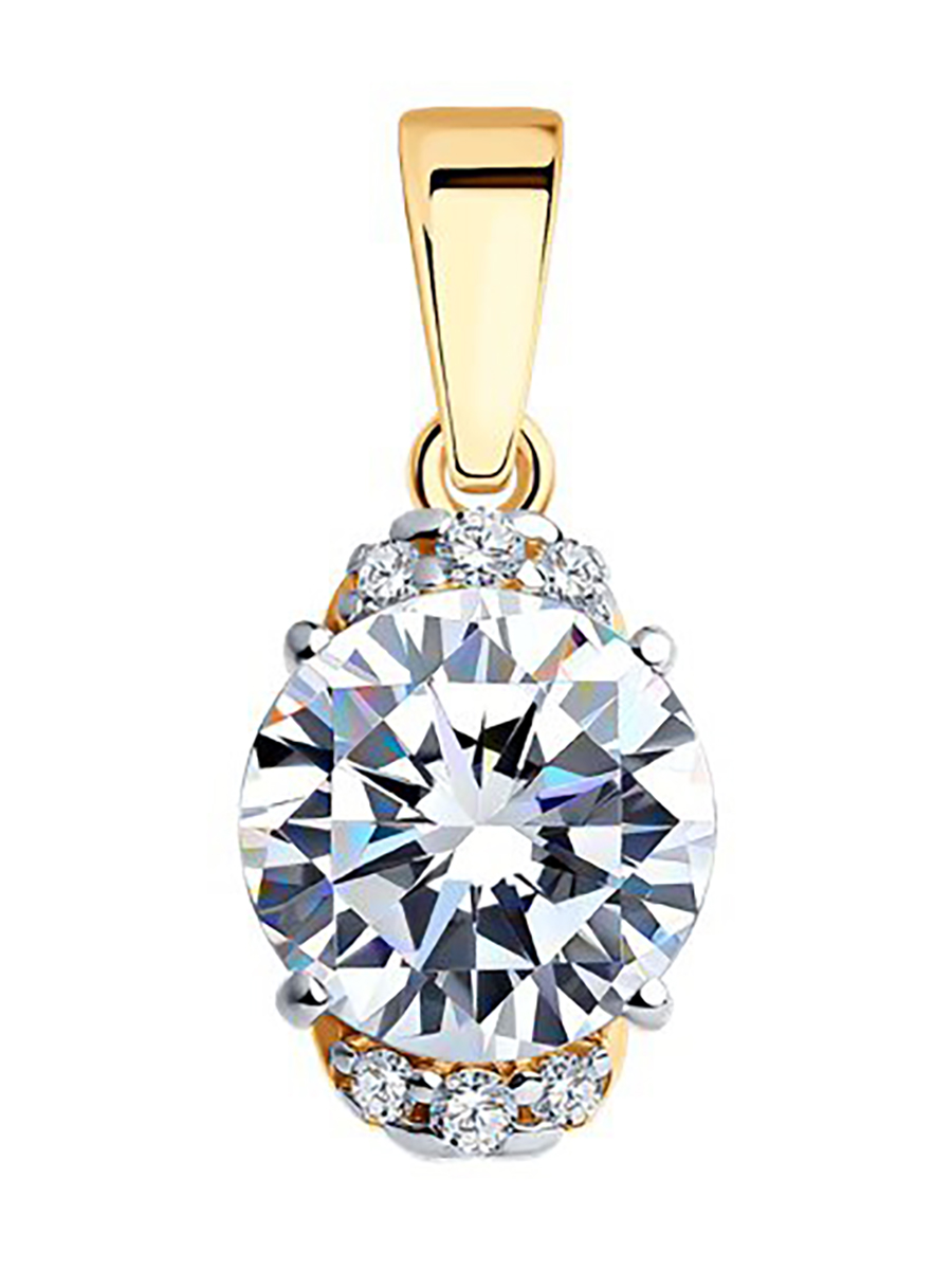 

Подвеска из серебра с фианитом 585Gold 703006395, 703006395