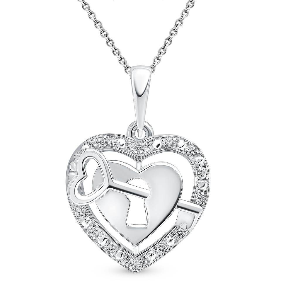 

Подвеска из серебра с фианитом 585Gold 703006397, 703006397