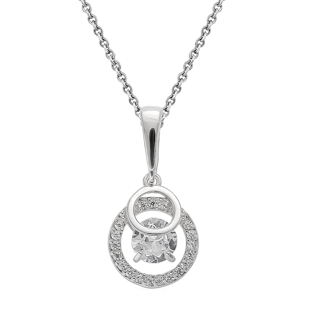 

Кулон из серебра 585Gold 703006463, фианит, 703006463