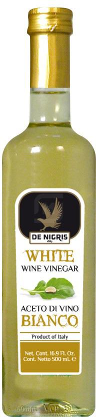 Уксус De Nigris винный из белого вина 6% 500 мл