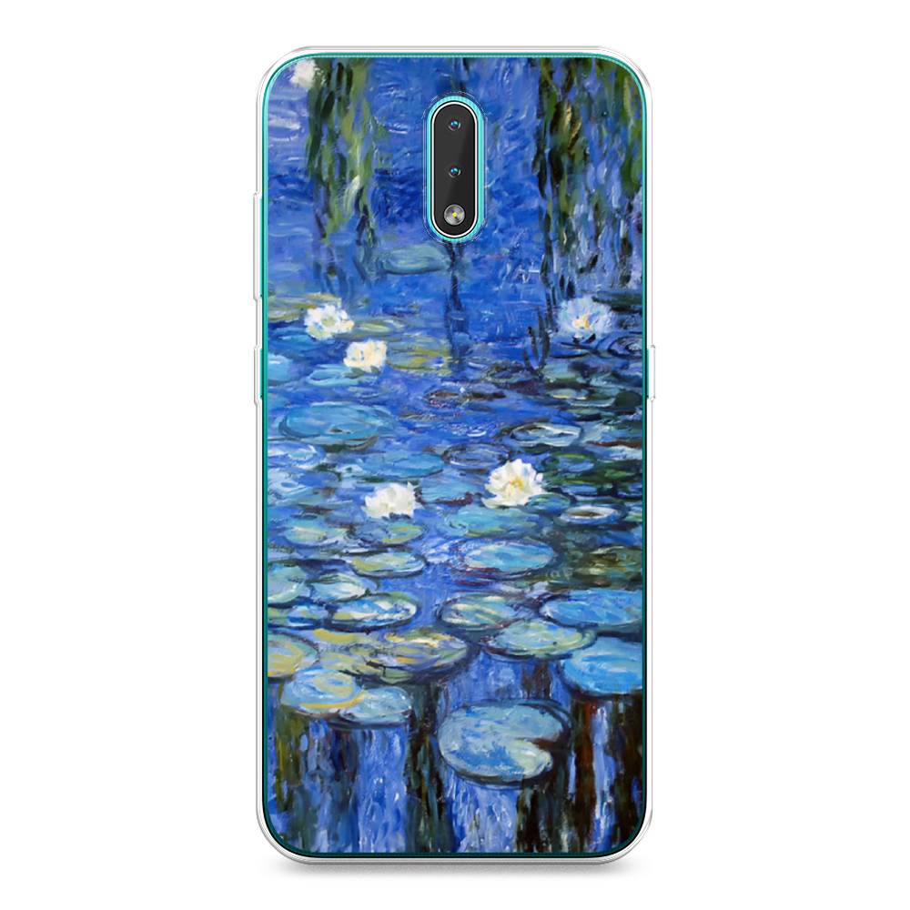 

Чехол на Nokia 2.3 "Нарисованный пруд", Синий;зеленый, 123250-4