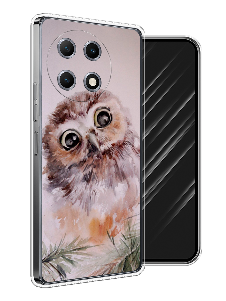 

Чехол Awog на Tecno Camon 30S "Сова на розовом", Розовый;коричневый, 309650-1