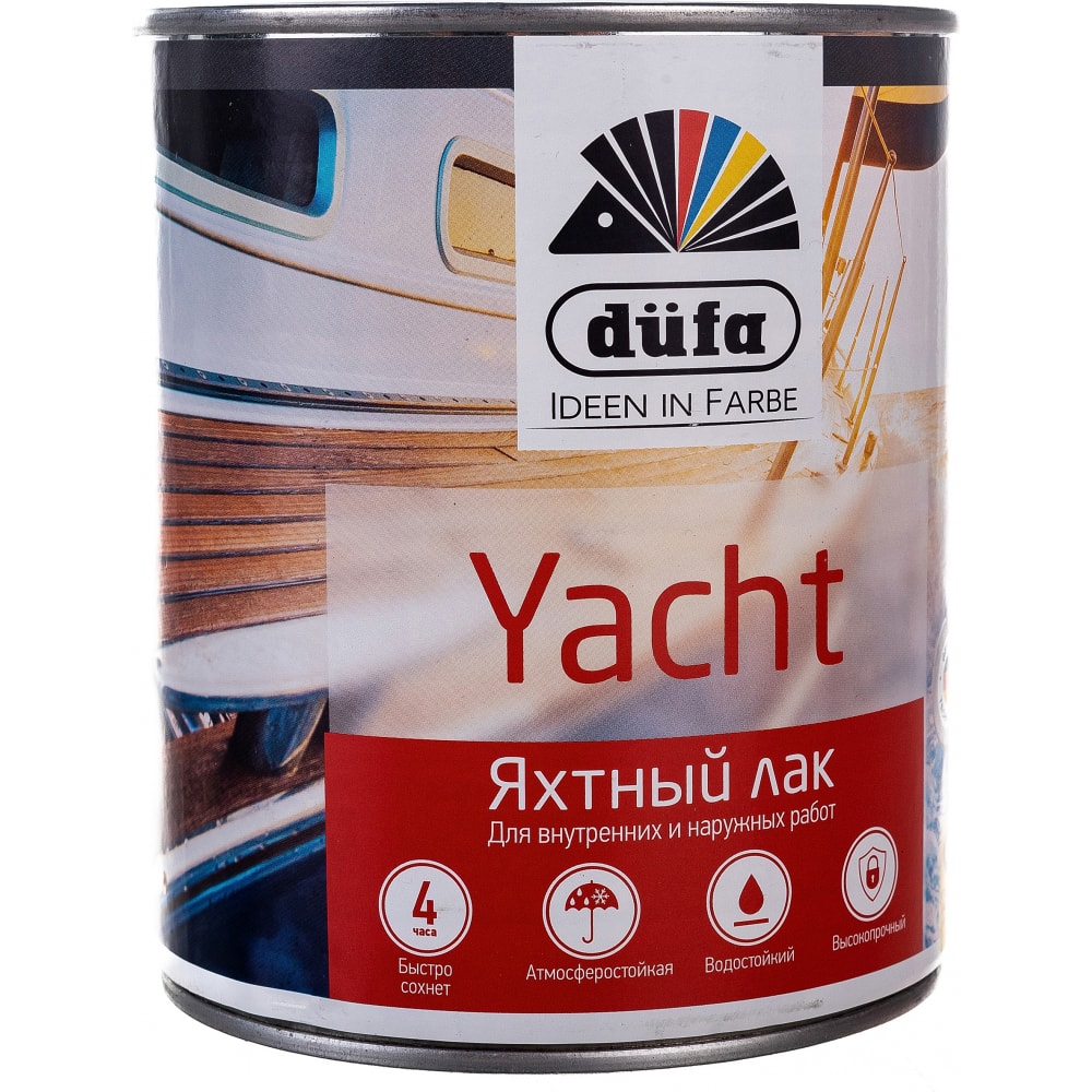 Яхтный лак Dufa Retail YACHT глянцевый 750 мл Н0000002556