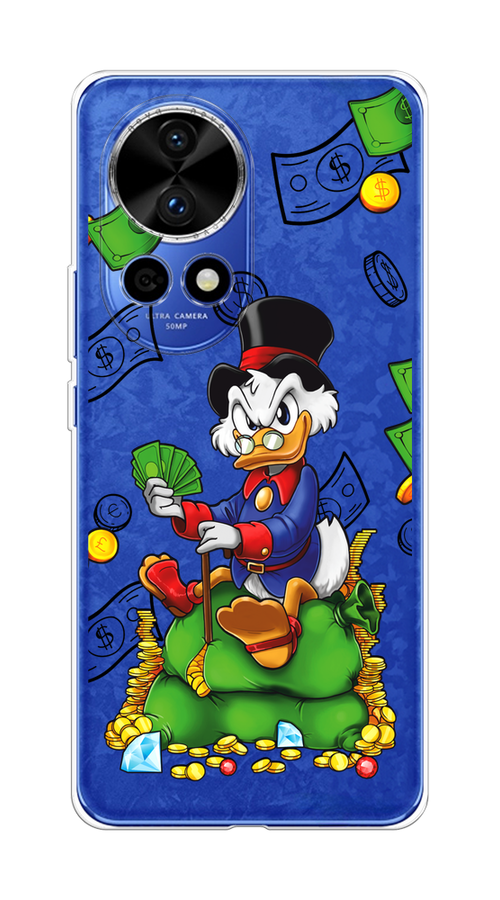 

Чехол на Huawei Nova 12 Pro "Scrooge Richness", Черный;синий;зеленый, 6123150-1
