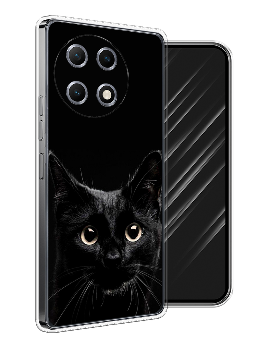 

Чехол Awog на Tecno Camon 30S "Добрый кот", Черный, 309650-1