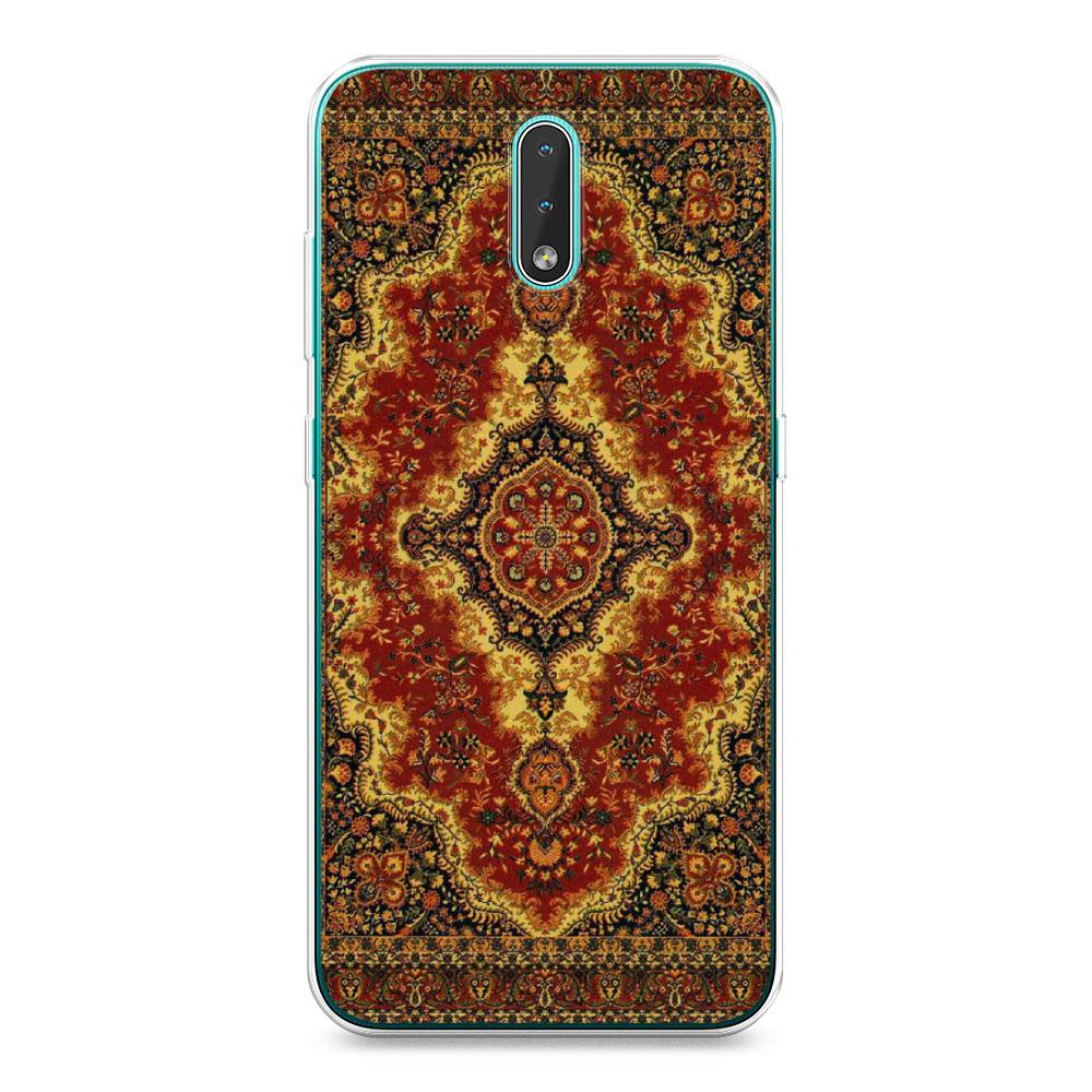 

Чехол на Nokia 2.3 "Ковер", Коричневый;золотистый;красный, 123250-3