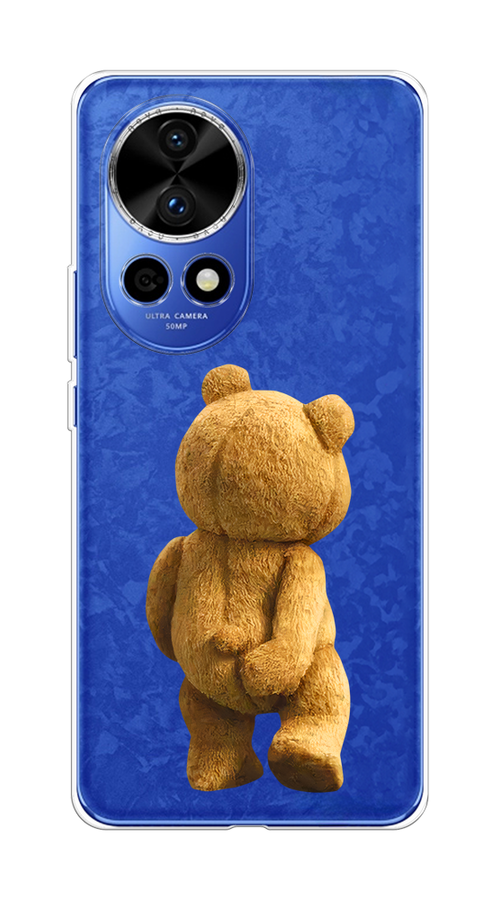 

Чехол на Huawei Nova 12 Pro "Медвежья спина", Коричневый;прозрачный, 6123150-1