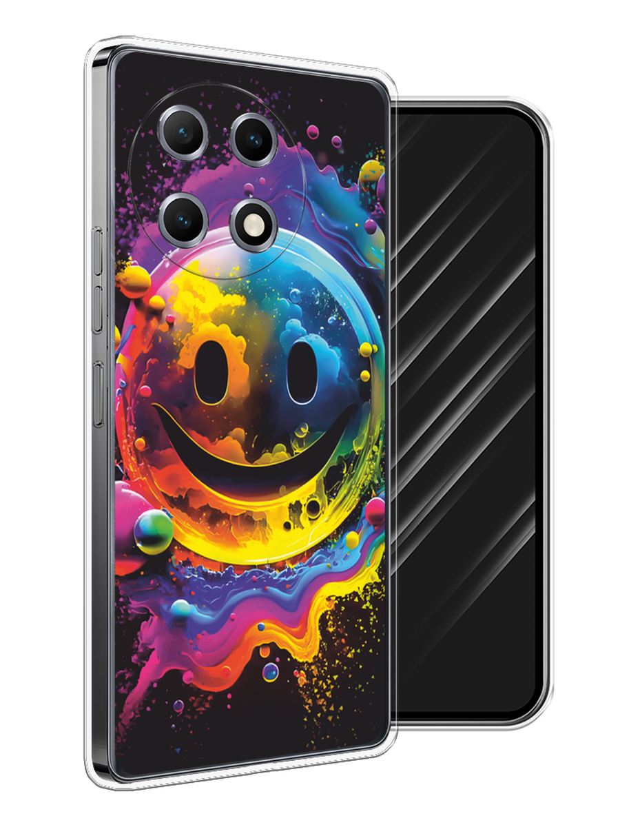 

Чехол Awog на Tecno Camon 30S "Кислотный смайл", Фиолетовый;желтый;синий, 309650-1