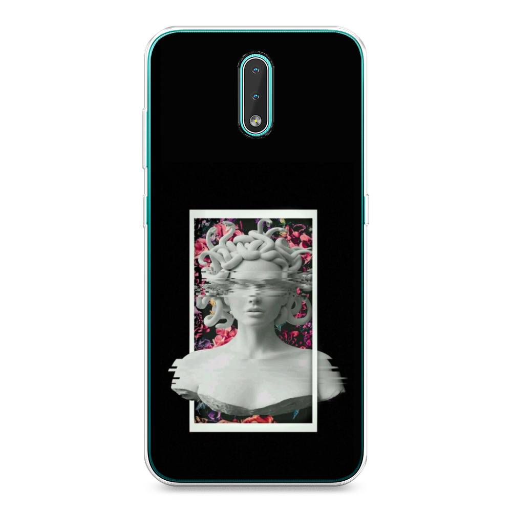 

Чехол на Nokia 2.3 "Web Punk Медуза Горгона", Черный;серый, 123250-6