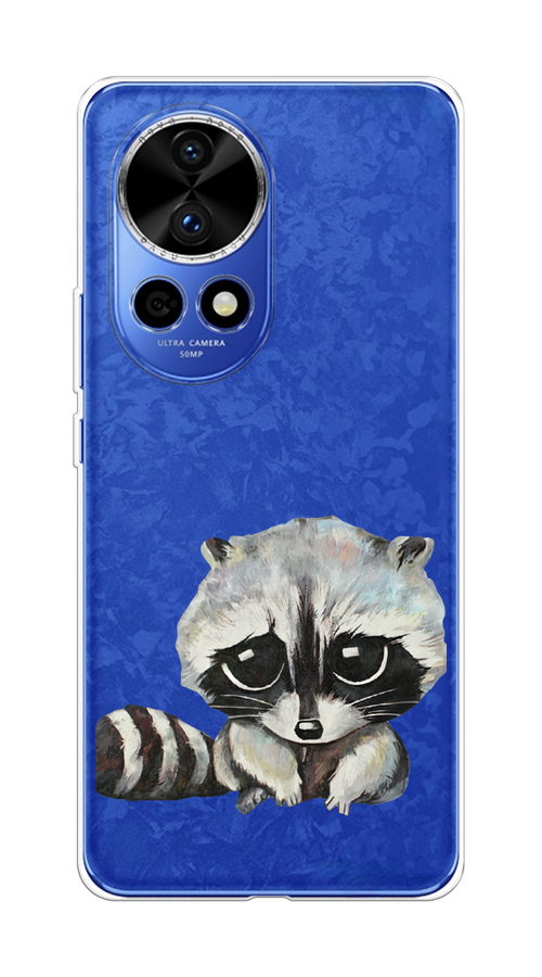 

Чехол на Huawei Nova 12 Pro "Большеглазый енот", Серый;черный;прозрачный, 6123150-1