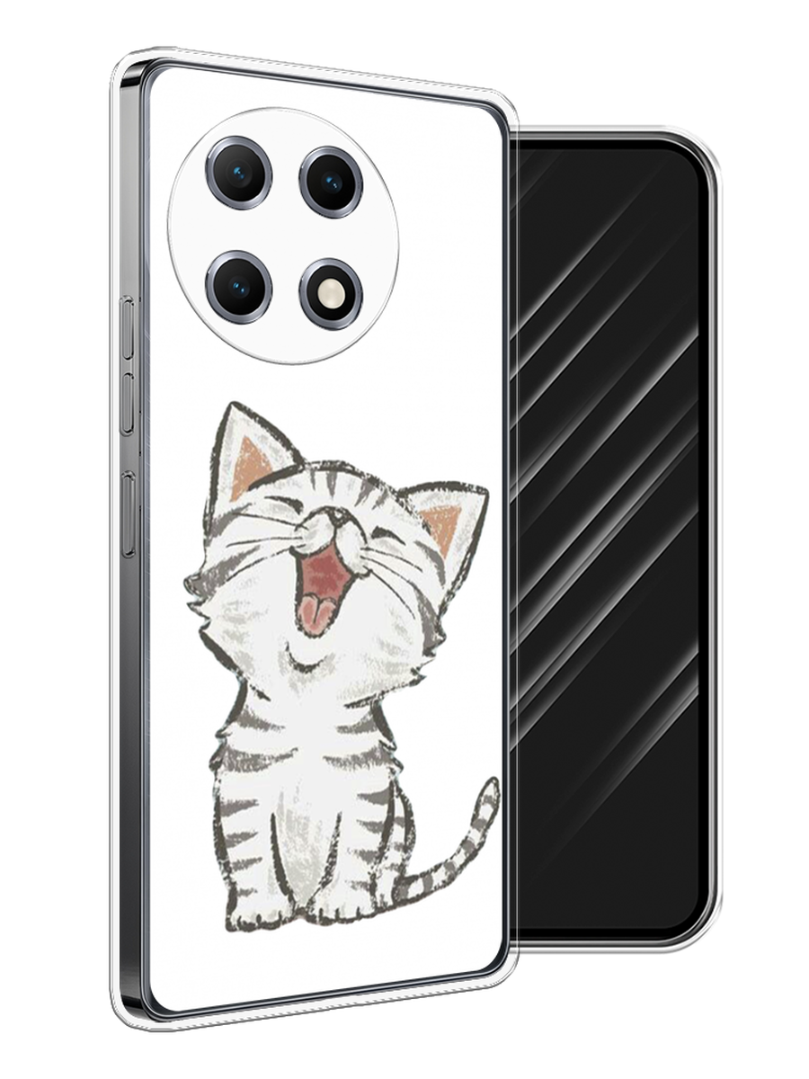

Чехол Awog на Tecno Camon 30S "Котенок рисованный", Серый;белый, 309650-1