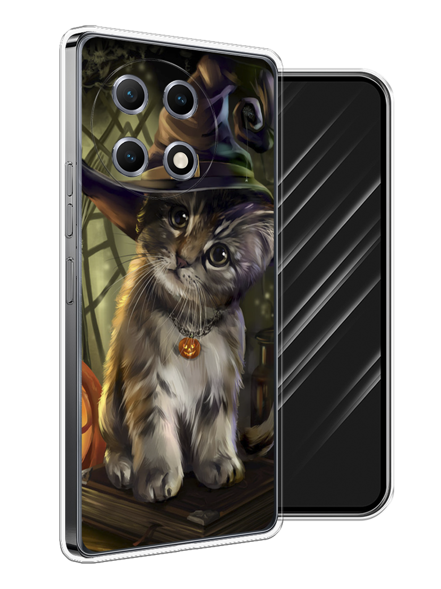 

Чехол Awog на Tecno Camon 30S "Кот на Хэллоуин", Зеленый;серый, 309650-1