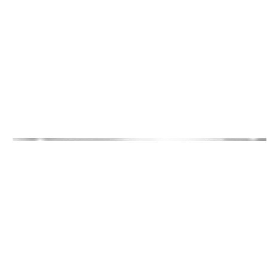 

Бордюр Alma Ceramica Metallic Glossy Silver 60 x 1,2 х 0,9 см, Серый