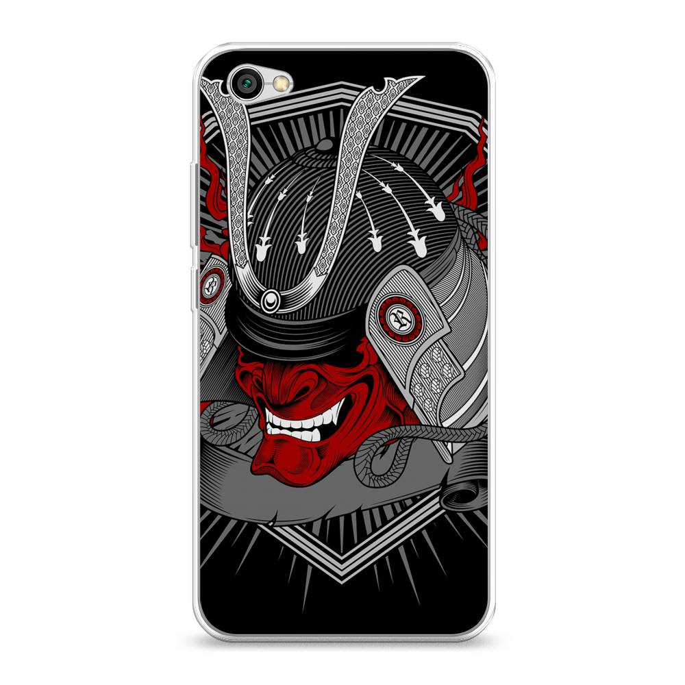 

Чехол на Xiaomi Redmi Note 5A "Красная маска самурая", Белый;красный;черный, 32250-4