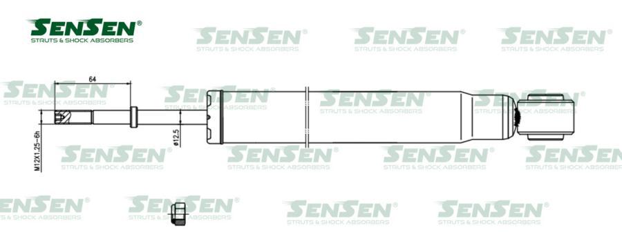 

Амортизатор Задний Toyota Ipsum,Picnic,Voxy,Noah Acm21,Azr60g, Zrr70 2wd, 4wd Estima 4wd A