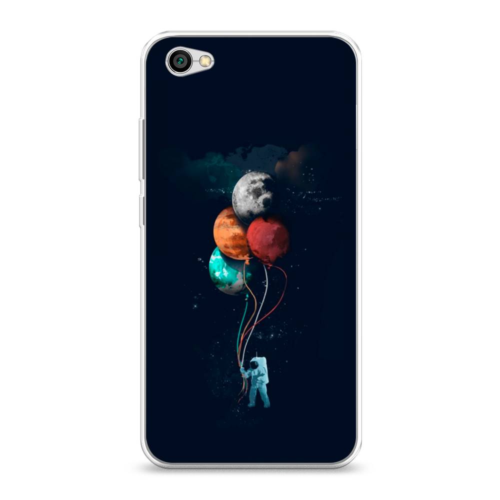 

Чехол на Xiaomi Redmi Note 5A "Космонавт с шариками", Разноцветный, 32250-4