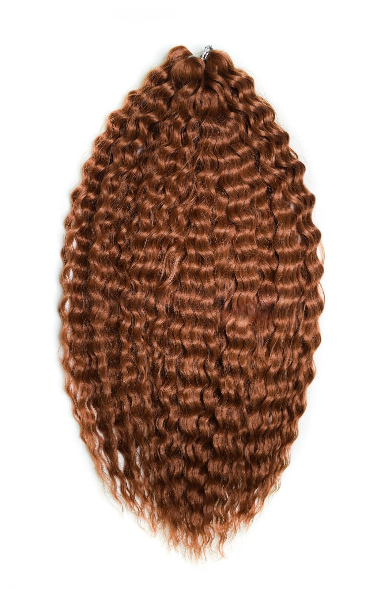 Афрокудри для плетения волос Ariel цвет 30 каштановый длина 60см вес 300г