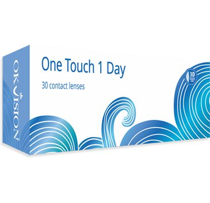 Купить Контактные линзы One Touch 1 Day 30 линз R 8, 6 -1, 50, OKVision