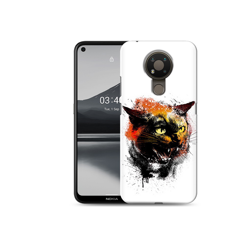 

Чехол MyPads Tocco для Nokia 3.4 сиамский кот, Прозрачный, Tocco