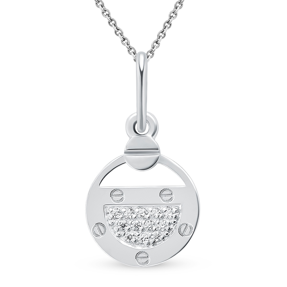 

Подвеска из серебра с фианитом 585Gold 703006447, 703006447
