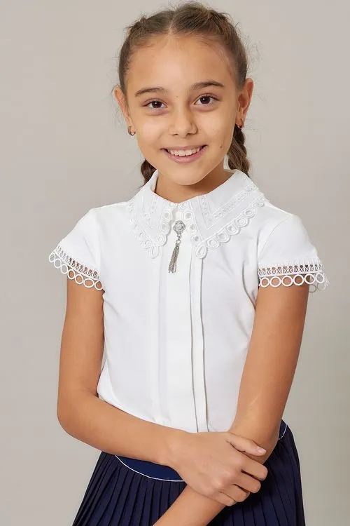 

Блузка детская Colabear 686212, бежевый, 146, 686212