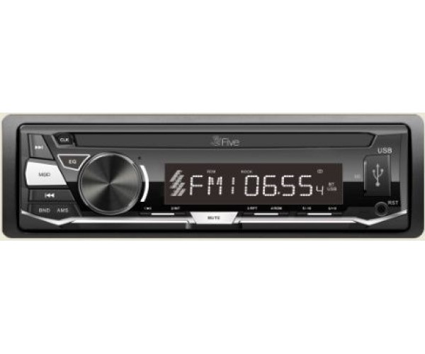  1 din с поддержкой bluetooth, usb, aux, sd, fm - five .