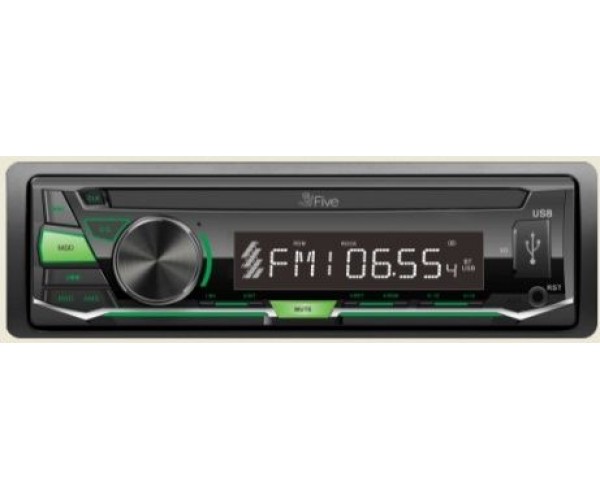 Автомагнитола 1 din с поддержкой Bluetooth, USB, AUX, SD, FM - FIVE F20G