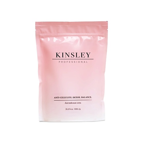 фото Английская соль для ванн kinsley anti-cellulite detox balance 1 кг kinsley professional