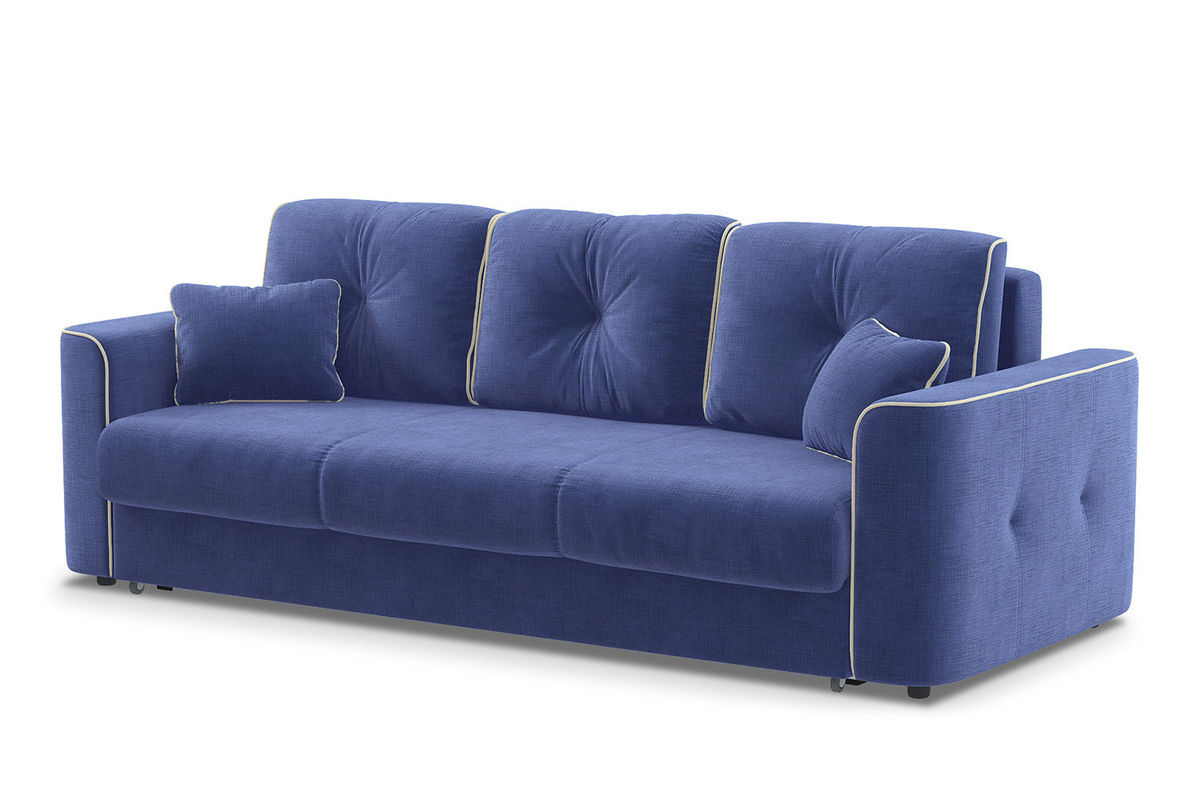 фото Диван-кровать элегантный стиль брест 3, синий