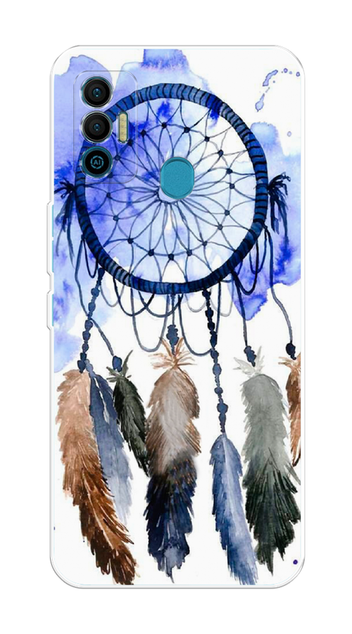 

Чехол на Tecno Spark 7 "Ловец снов 1", Коричневый;синий, 301050-1