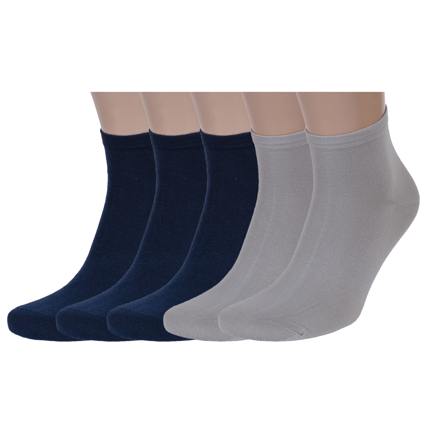 

Комплект носков мужских Rusocks 5-М-238 синих; бежевых 25-27, Синий;бежевый, 5-М-238