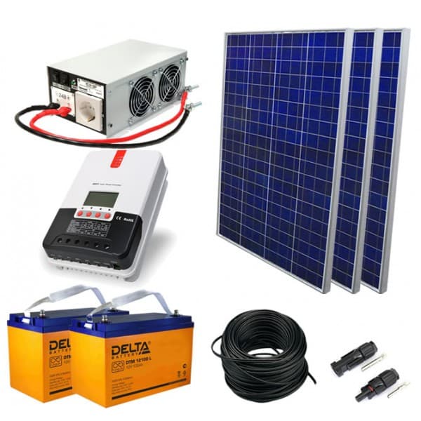 Солнечная электростанция SolarBatt SS3.1kVtAGM 3.1 кВт*ч в сутки АГМ фонарь кемпинговый аккумуляторный 700 мач led smd usb 2 режима солнечная батарея