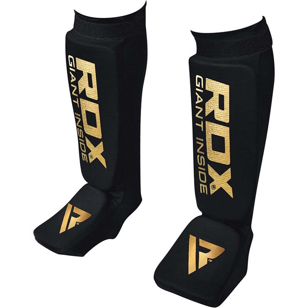 Защита ног шингарды RDX SI MMA SHIN INSTEP GUARDS полиэстер черный L