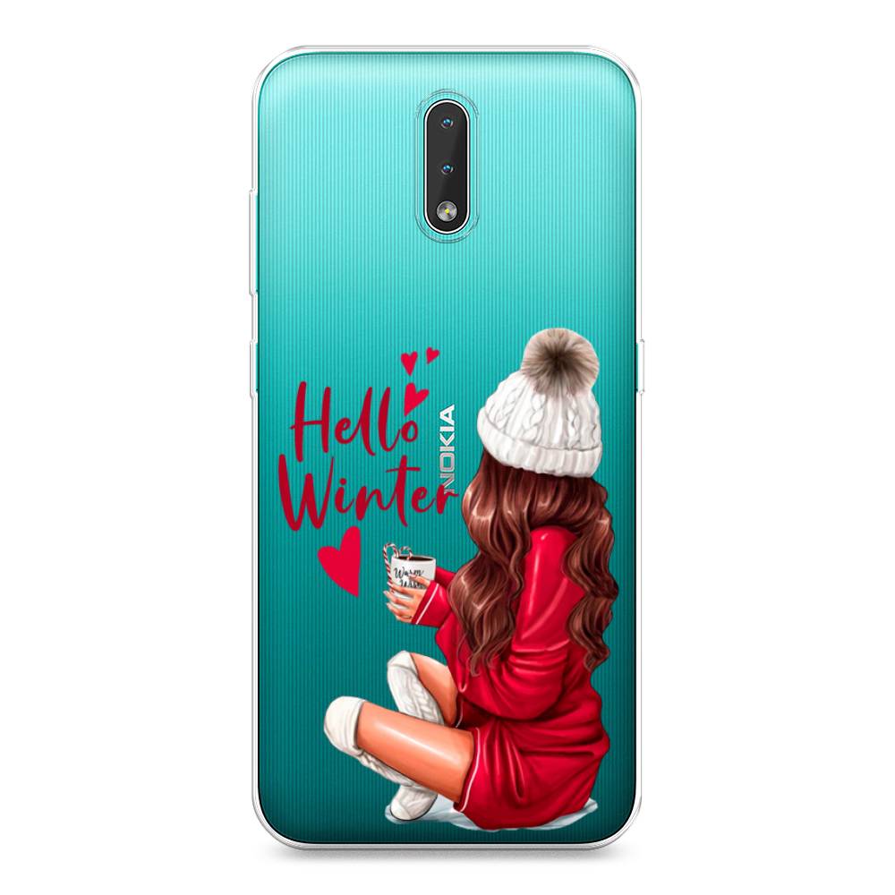 

Чехол на Nokia 2.3 "Hello winter", Красный;белый;коричневый, 123250-5