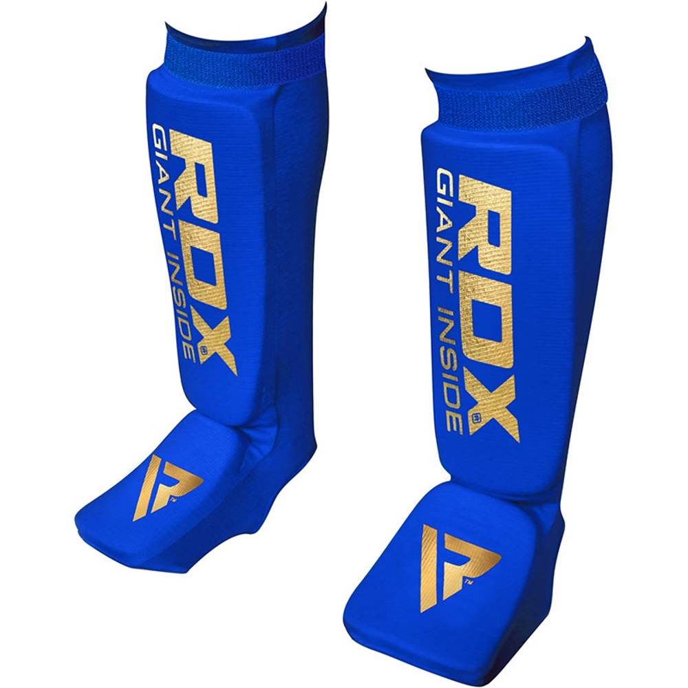 

Шингарды защита ног RDX SI MMA SHIN INSTEP GUARDS полиэстер синий M, HYP-SIU