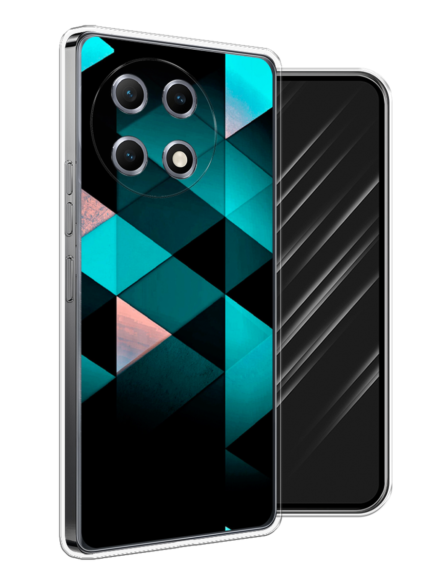

Чехол Awog на Tecno Camon 30S "Геометрия 16", Бирюзовый;черный, 309650-1
