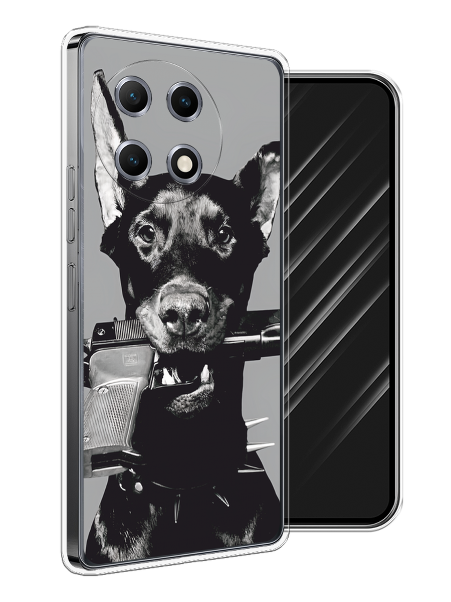 

Чехол Awog на Tecno Camon 30S "Доберман", Серый, 309650-1