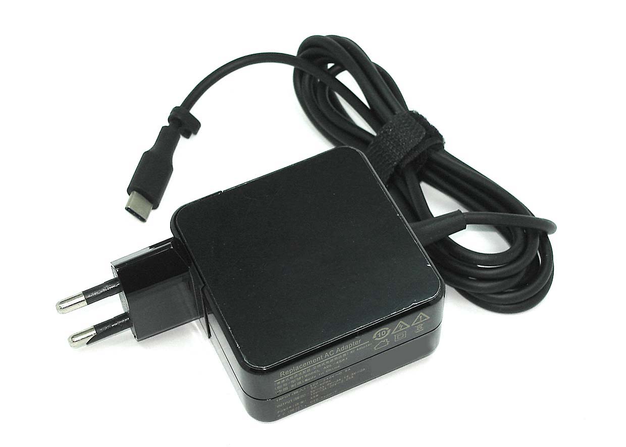 

Блок питания для ноутбуков Asus 5V, 9V, 15V 3A, 20V 2.25A (Type-C) 45W OEM