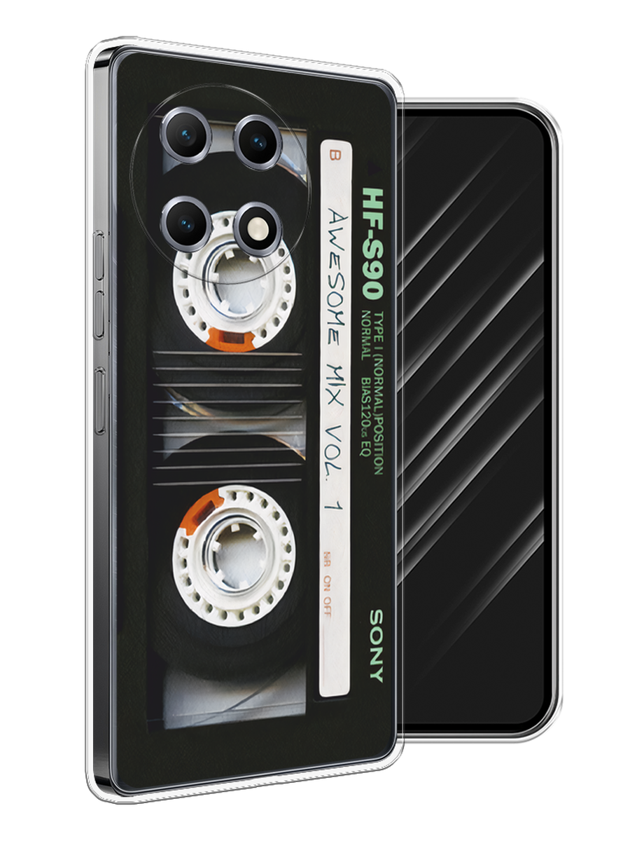 

Чехол Awog на Tecno Camon 30S "Кассета", Черный, 309650-1