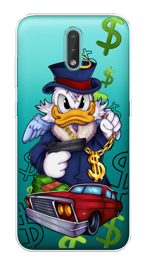 

Чехол на Nokia 2.3 "Scrooge McDuck with a Gold Chain", Красный;синий;белый, 123250-6