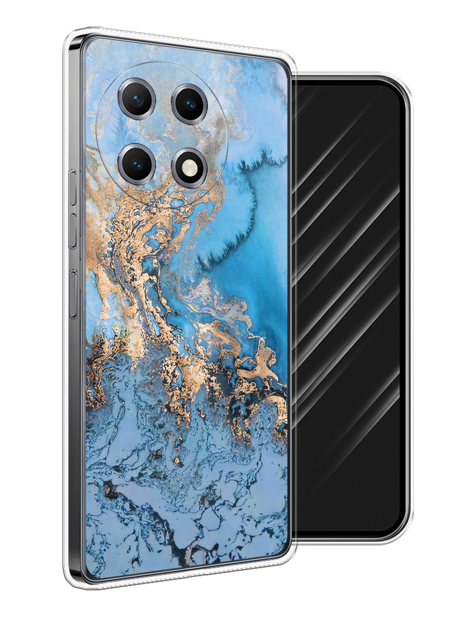 

Чехол Awog на Tecno Camon 30S "Морозная лавина синяя", Серебристый, 309650-1