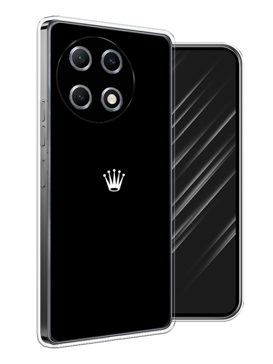 

Чехол Awog на Tecno Camon 30S "Белая корона на черном фоне", Черный, 309650-1