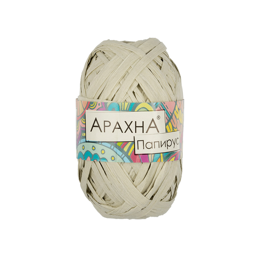

ARACHNA Papyrus, 100% целлюлоза, 10х40+/-3 г, 50+/-4 м, №06, светлый серый