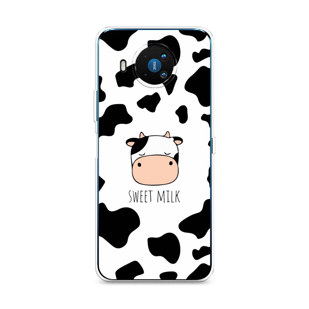 

Чехол на Nokia 8.3 "Sweet milk", Розовый;белый;черный, 123550-1