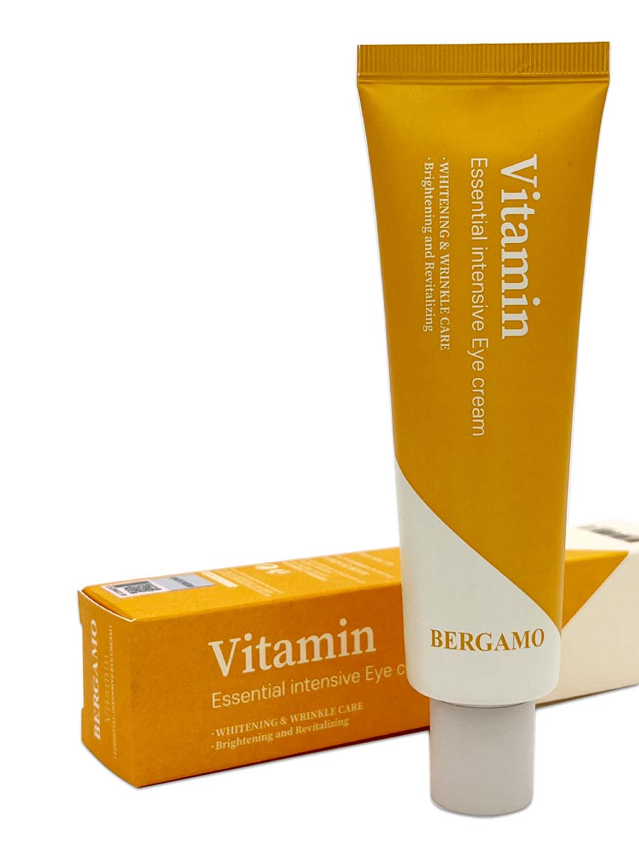 Крем для век Bergamo Vitamin Essential Intensive Eye Cream с витаминами интенсивный 100мл крем для лица с экстрактом центеллы азиатской bergamo cica essential intensive cream 50 мл