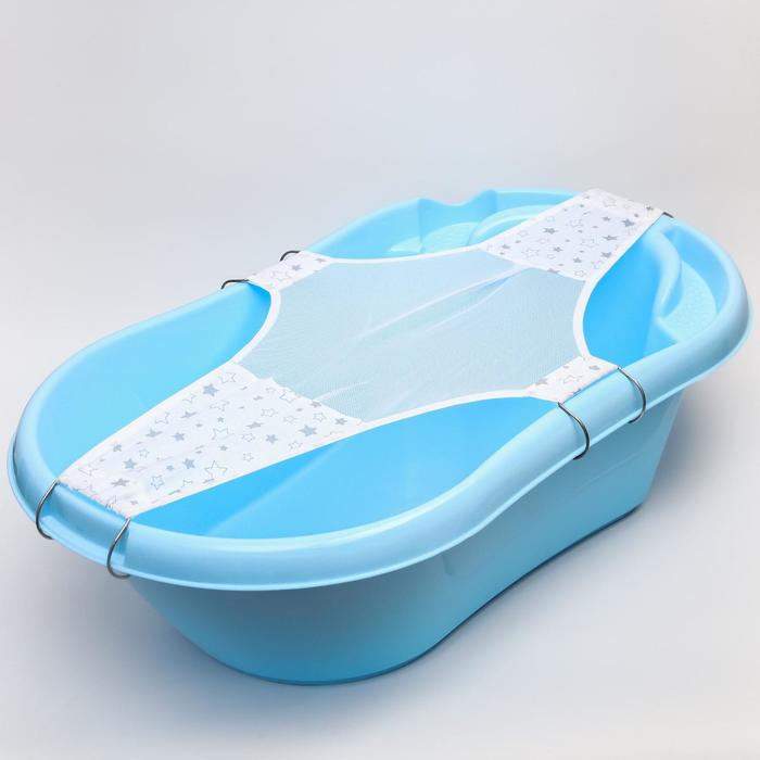 фото Гамак для купания новорожденных, сетка для ванночки детской, «куп-куп» 80 cм premium белый nobrand