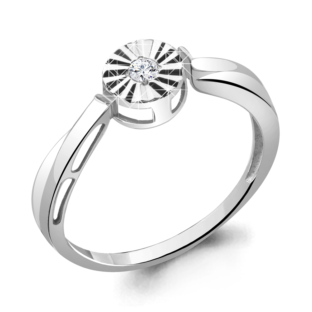 

Кольцо из серебра р. 17,5 AQUAMARINE 68971_925_р, 68971_925_р