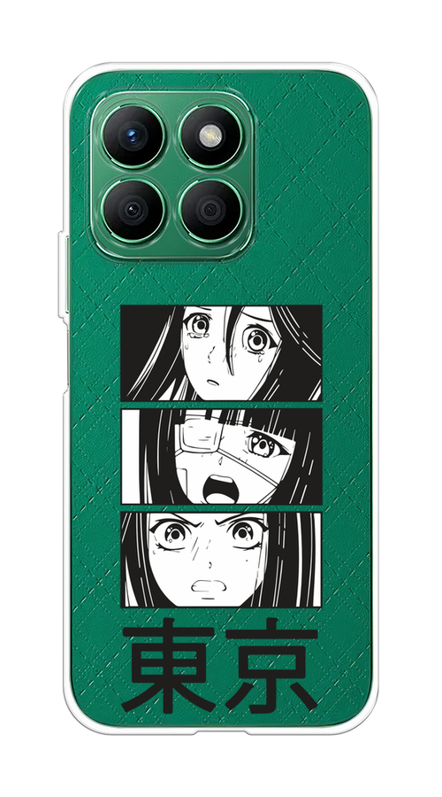 

Чехол на Honor X8B "Tokyo girls", Белый;черный;прозрачный, 6123250-1
