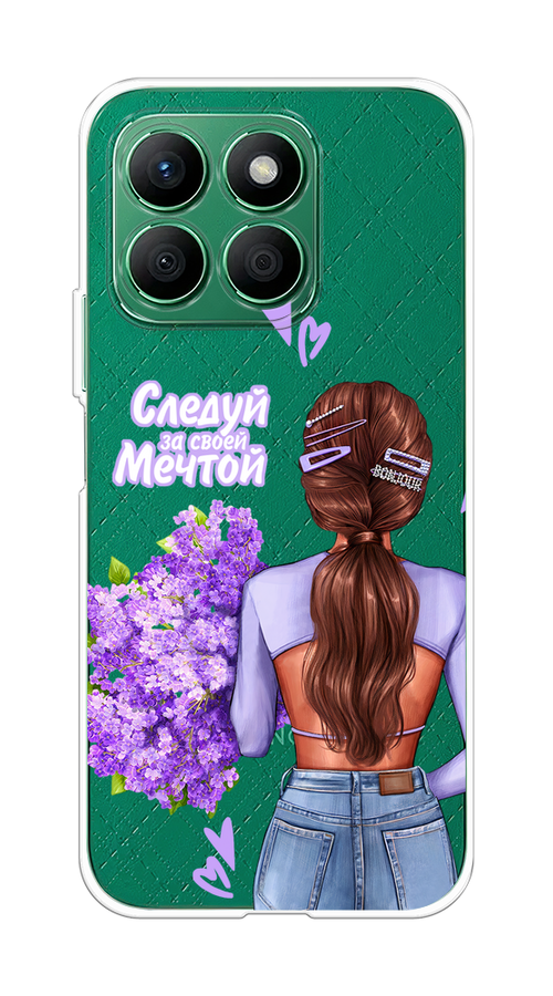 

Чехол на Honor X8B "Следуй за своей мечтой", Фиолетовый;коричневый, 6123250-1